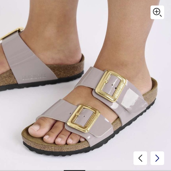 NWT Birkenstock Sydney Luxe Buckle in Purple size 7/ 37 - Picture 5 of 7
